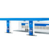38547 Kibri H0 Moderne ARAL Tankstelle - Polyplate Bausatz - Afbeelding 2