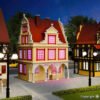 43871 Vollmer H0 Nachtclub L Amore mit LED-Beleuchtung
