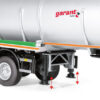 77654 Wiking Kotte Tanksattelauflieger garant TSA 30.000 - schwarz - Afbeelding 3