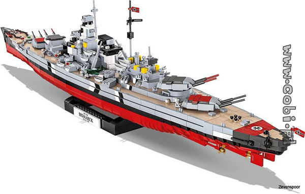 4841 Cobi Bouw Sets Battleship Bismarck - Zevenspoor