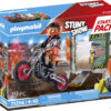 71256 Playmobil® Starterpack Stuntshow motor met vuurmuur - Afbeelding 2