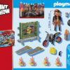 71256 Playmobil® Starterpack Stuntshow motor met vuurmuur - Afbeelding 4