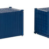 182054 Faller 20' Container, blau, 2er-Set - Afbeelding 2