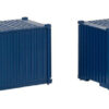 182054 Faller 20' Container, blau, 2er-Set - Afbeelding 3