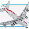 26609 Cobi Bouw Sets Boeing 747 First Flight 1969 - Afbeelding 4