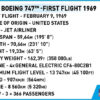 26609 Cobi Bouw Sets Boeing 747 First Flight 1969 - Afbeelding 7