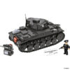 2597 Cobi Bouw Sets Panzerkampfwagen II Ausf. F - Afbeelding 3