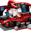 60443 LEGO® F1® pitstop en pitcrew met Ferrari auto - Afbeelding 3