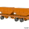 8225 Viessmann H0 3-achs Containeranhänger, kommunalorange, Funktionsmodell