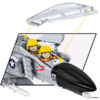 5879 Cobi Bouw Sets F-4 Phantom II - USS Midway - Afbeelding 3