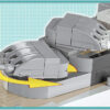 4821 Cobi Bouw Sets HMS Belfast light cruiser - Afbeelding 6