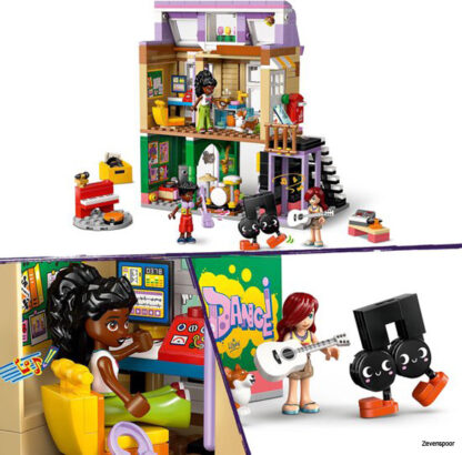 42653 LEGO® Muziekwinkel en Appartement - Afbeelding 2