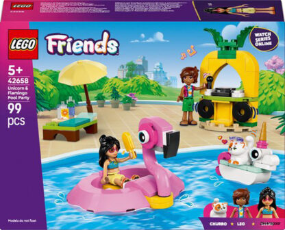 42658 LEGO® Zwembadfeestje met Flamingo en Eenhoorn